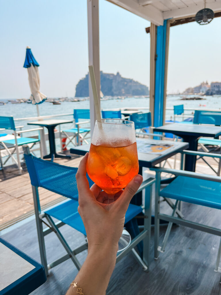 Aperol spritz in Ischia