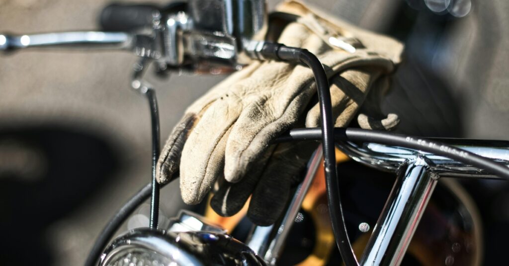cleaning motorcycle gloves